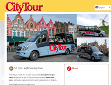 Tablet Screenshot of citytour.be